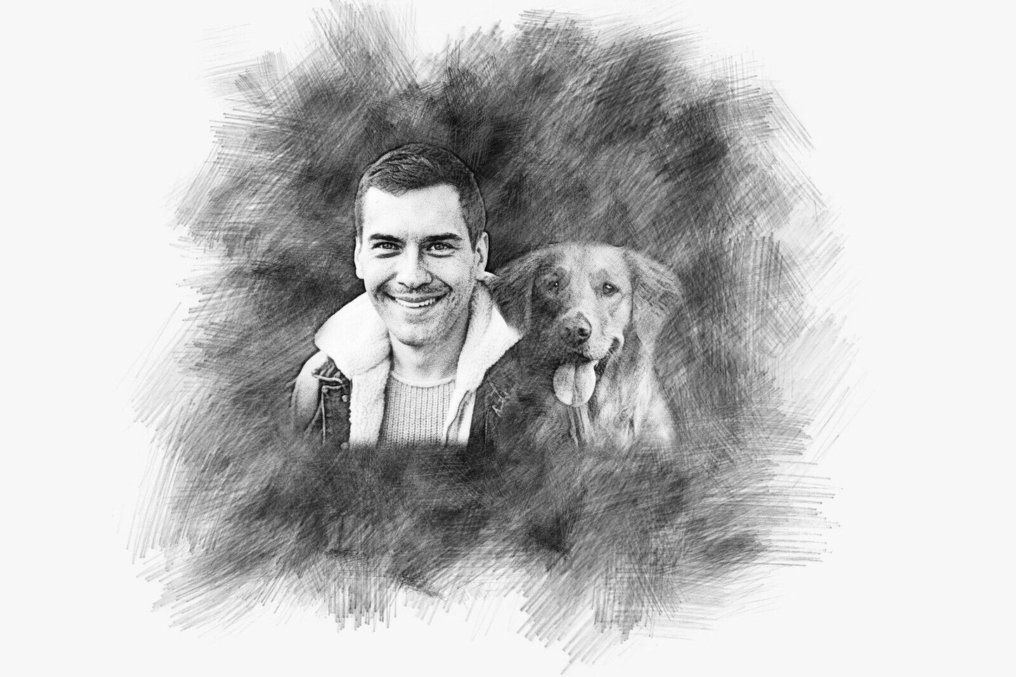 Add Loved One to Photo Memorial Portrait for Deceased Father Mom Gift for Loss
