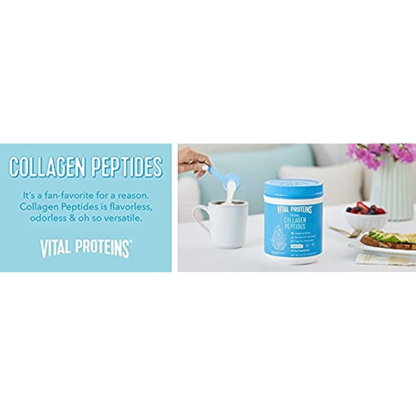 Vital Proteins Collagen Peptides Unflavored Dietary Supplement (Net Wt 24 Oz),