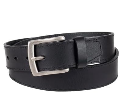 Columbia Men's Leather Belt (Black, L(Pant Size 36-38, Belt Size 38-40))