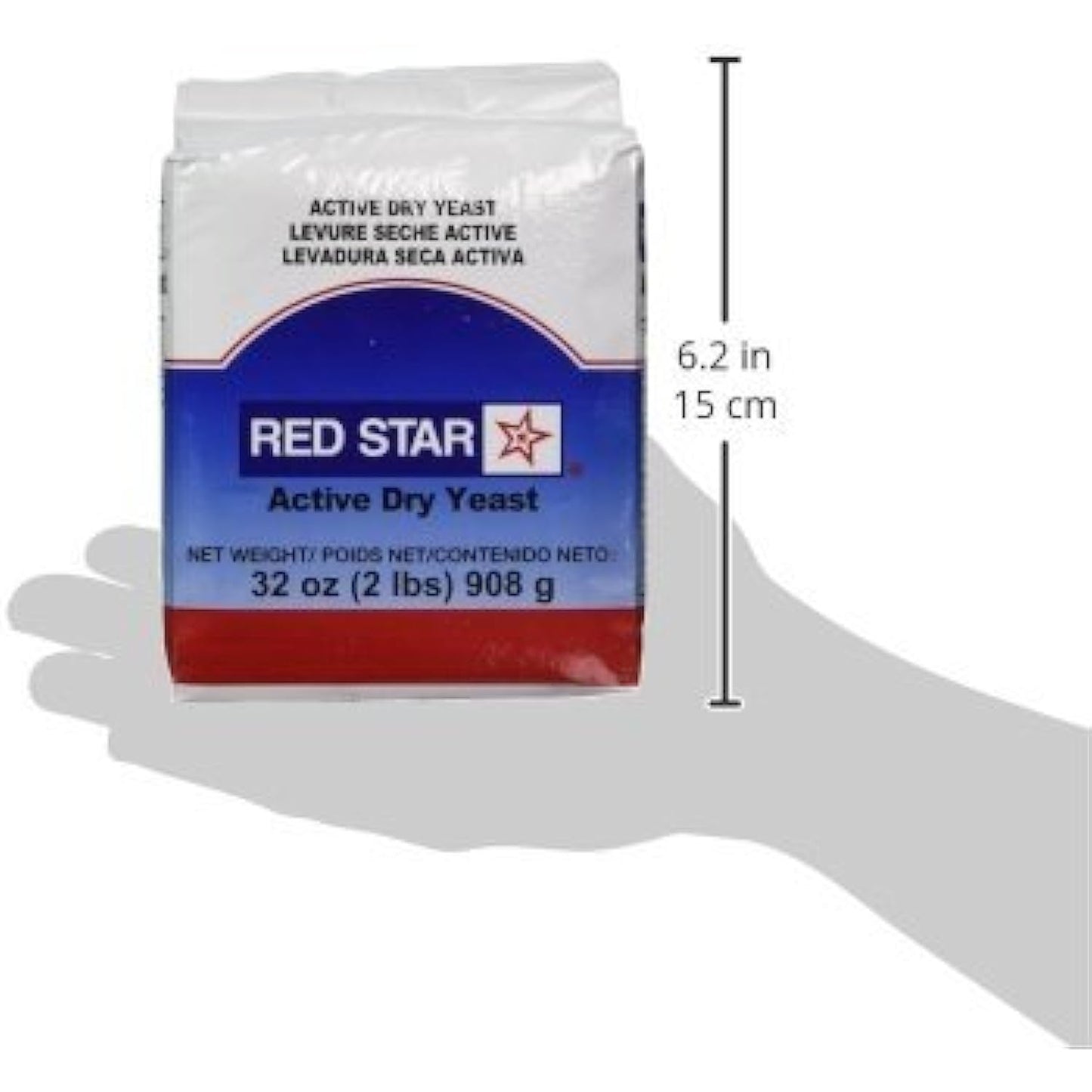 Red Star Active Dry Yeast, 2 Pound, 2 Count