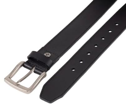 Columbia Men's Leather Belt (Black, L(Pant Size 36-38, Belt Size 38-40))