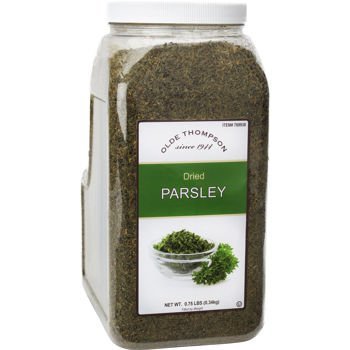 Olde Thompson Dried Parsley, 0.75 lb in Clear Jar