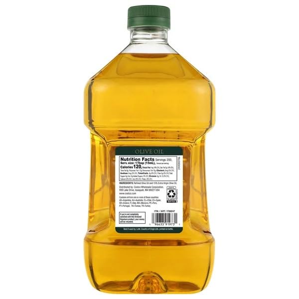 Kirkland Signature Refined Olive Oil, 3 L