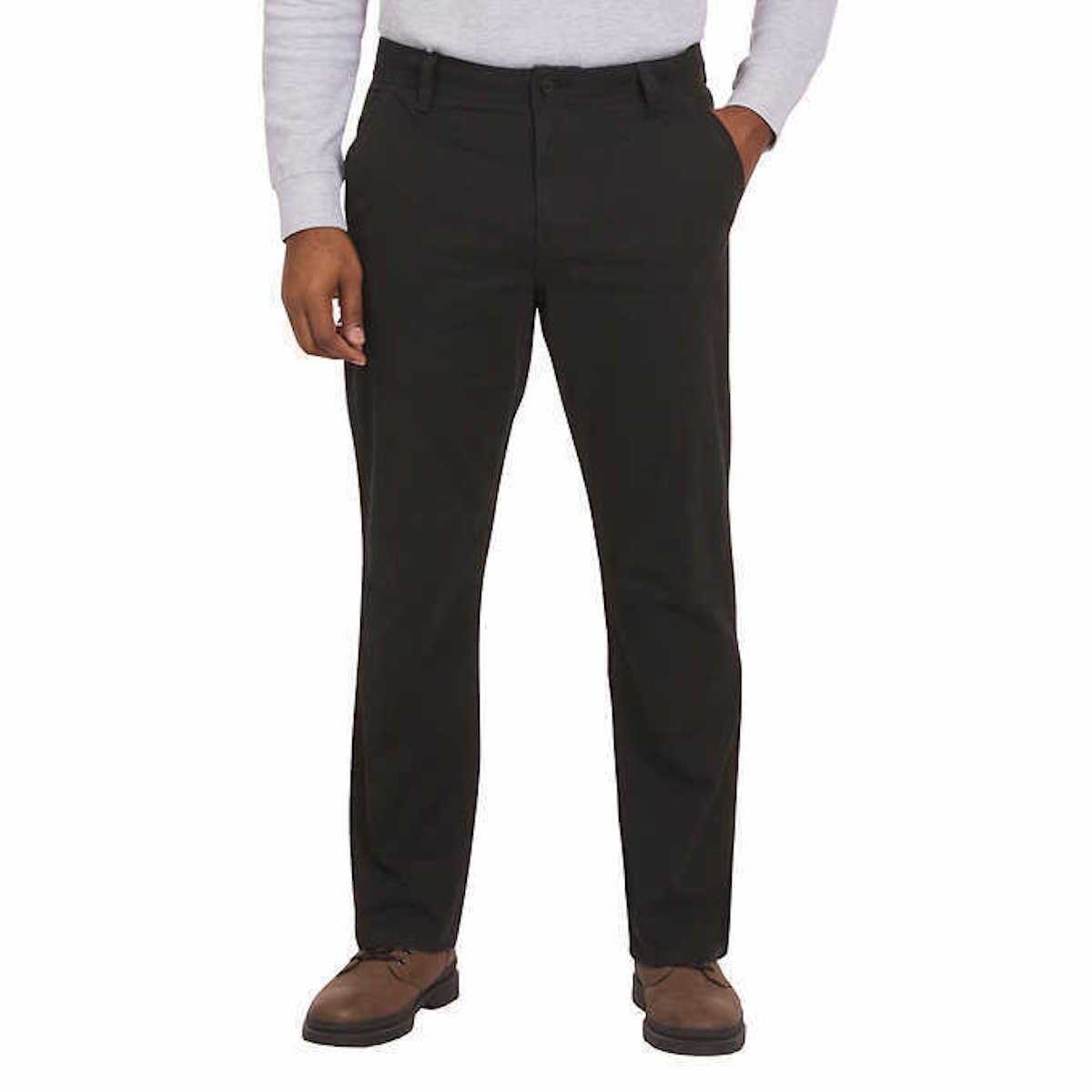 Weatherproof Vintage Men's Relaxed Fit Trevorland Flex Utility Stretch Canvas Pant (US, Waist Inseam, 38, 34, Regular, Regular, Black)