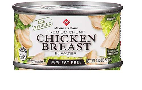 Member's Mark Premium Chunk Chicken Breast (3.25 oz., 6 ct.) (Pack of 2)
