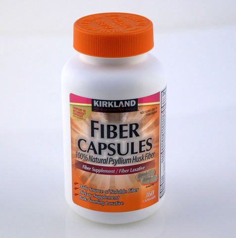 Kirkland Signature Kirkland Fiber Capsules, BestPack Pack of 4 Pack (360 Capsules each)