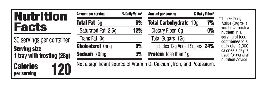 Dunkaroos Vanilla Cookies and Vanilla Frosting with Rainbow Sprinkles by Betty Crocker (30 count) 2 lb box