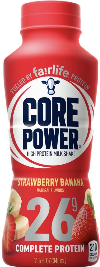CNJ Delivers LLC Offers Fairlife Core Power Protein Shake - Strawberry Banana Protein Shake - A 26g of Fairlife Core Power Protein Shake 4-Pack (Lactose Free Milk)