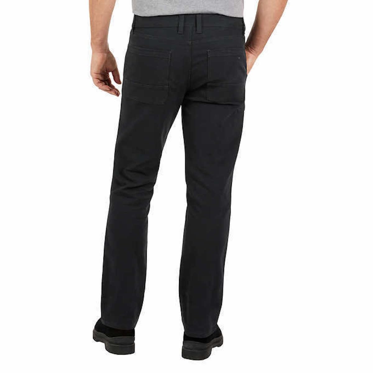 Weatherproof Vintage Men's Relaxed Fit Trevorland Flex Utility Stretch Canvas Pant (US, Waist Inseam, 38, 34, Regular, Regular, Black)