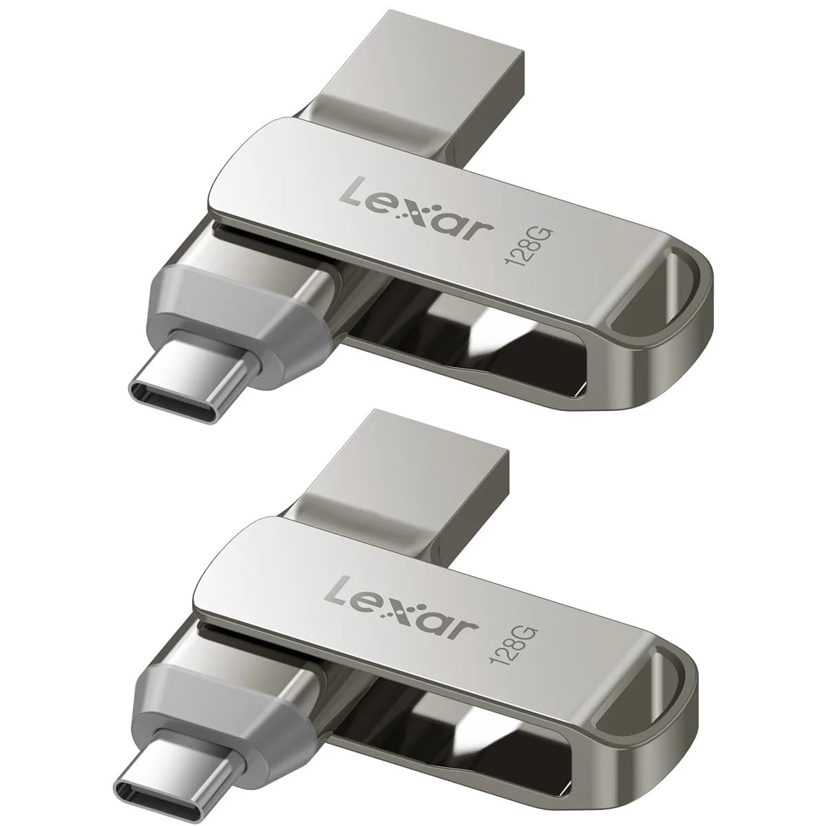 Lexar Dual Drive USB-C & USB-A 128GB (2 Pack)