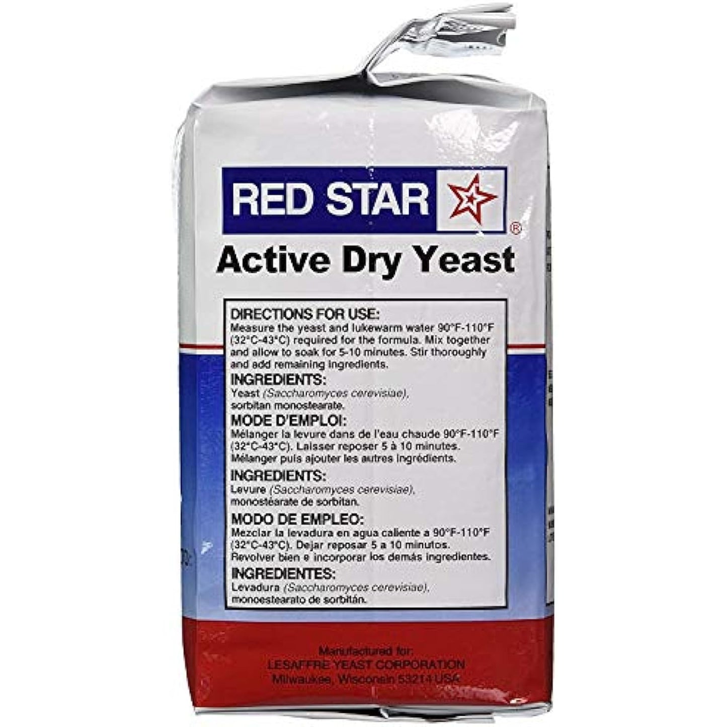 Red Star Active Dry Yeast, 2 Pound, 2 Count