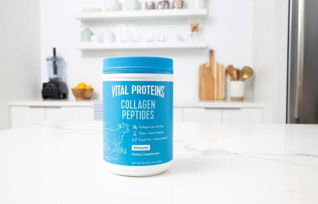 Vital Proteins 20g Collagen Peptides, Unflavored, 1.5 lbs, 24 OZ, Unflavored