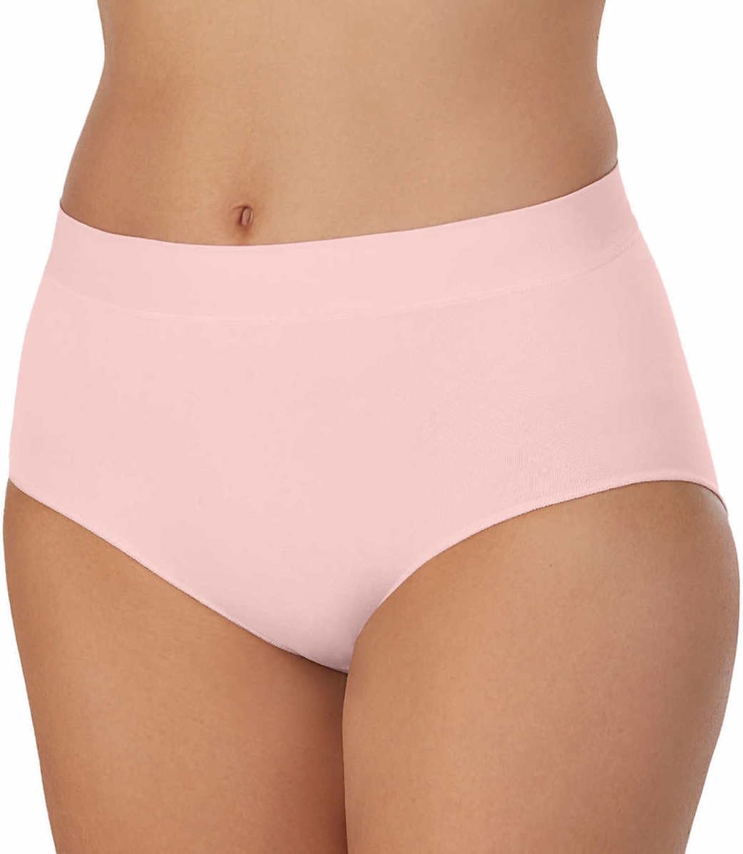Carole Hochman Womens 5 Pack Seamless Brief (US, Alpha, Medium, Regular, Regular, Black/Pink)