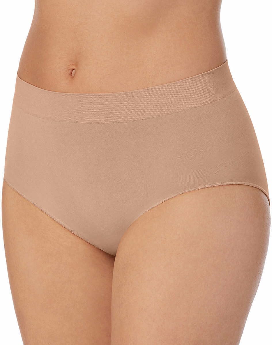 Carole Hochman Womens 5 Pack Seamless Brief (US, Alpha, Medium, Regular, Regular, Black/Pink)