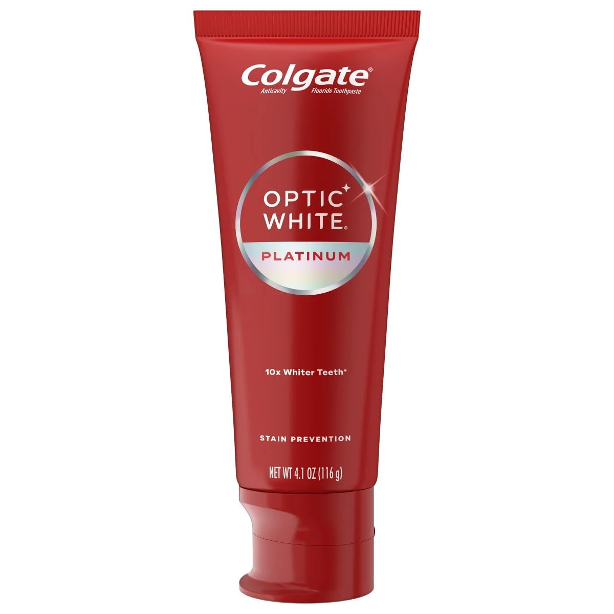 Colgate Optic White Platinum Toothpaste, 4.1 Ounce (Pack of 4)