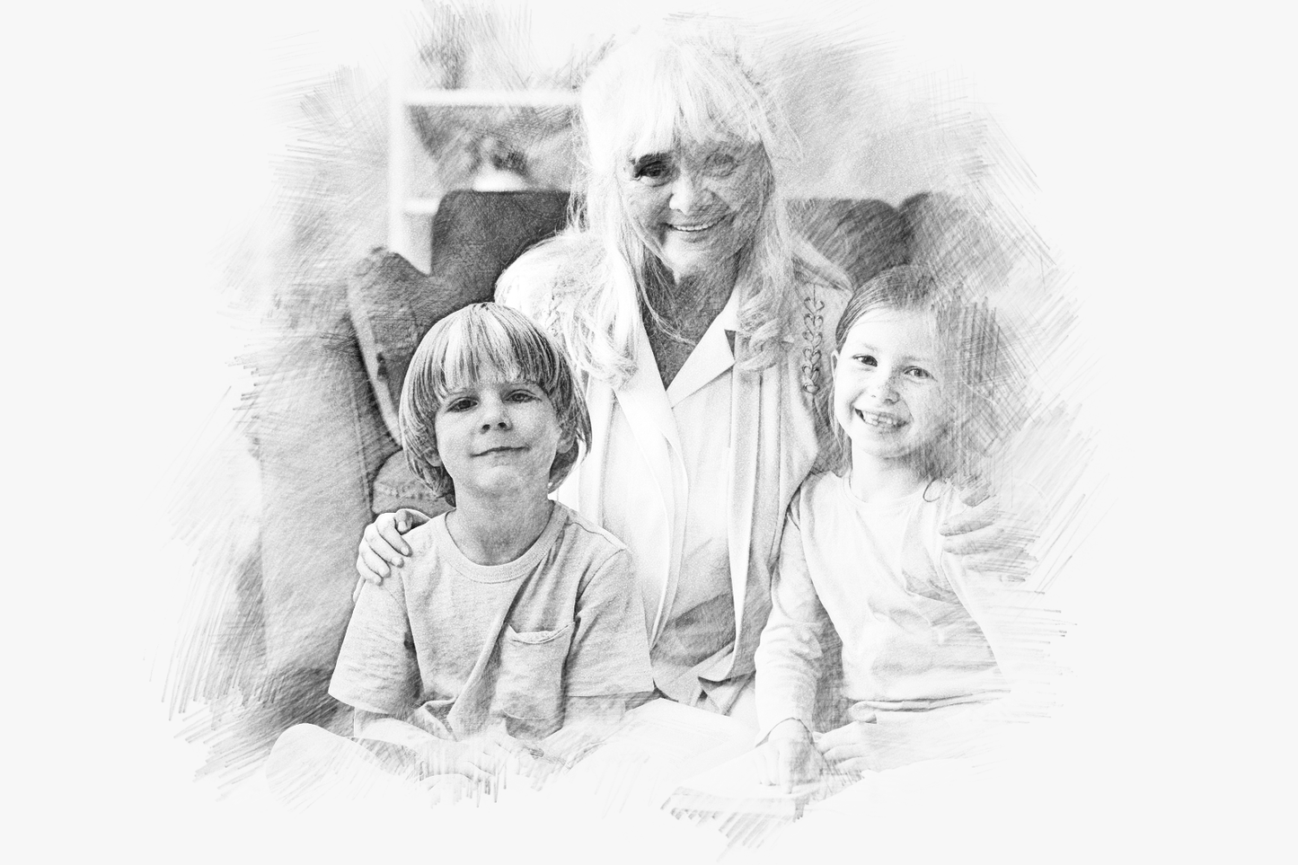 Add Loved One to Photo Memorial Portrait for Deceased Father Mom Gift for Loss