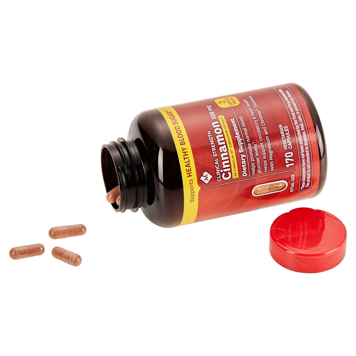 Members Mark Clinical Strength Cinnamon Dietary Supplement, 500mg (170 Count)