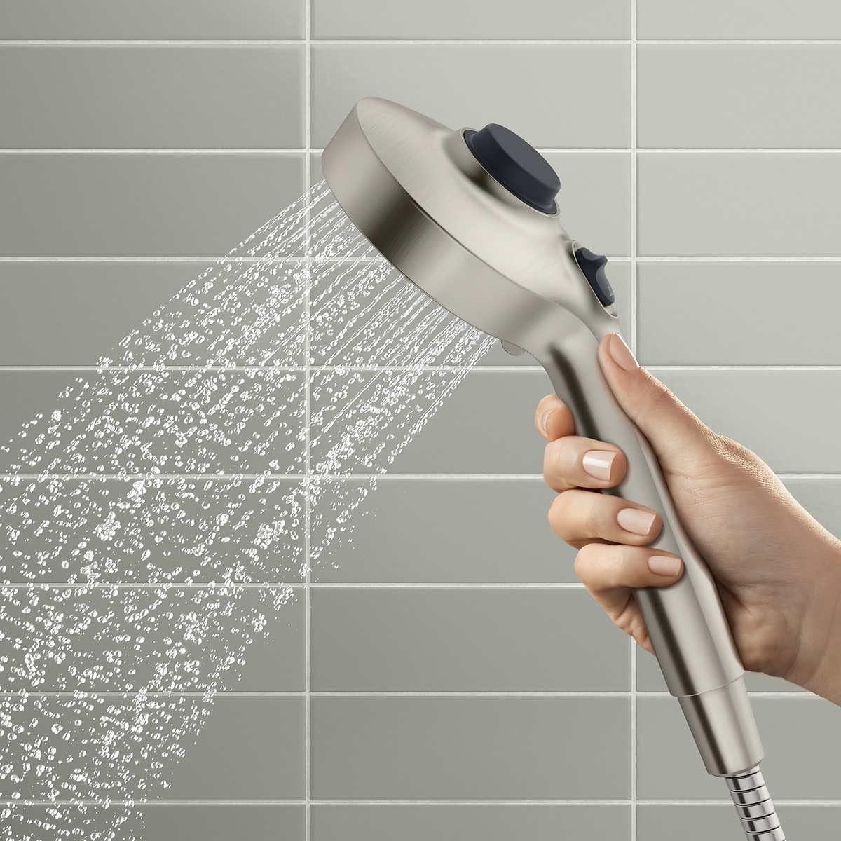 Kohler Prone 3-in-1 Multifunction Shower Head with PowerSweep (Brushed Nickel)