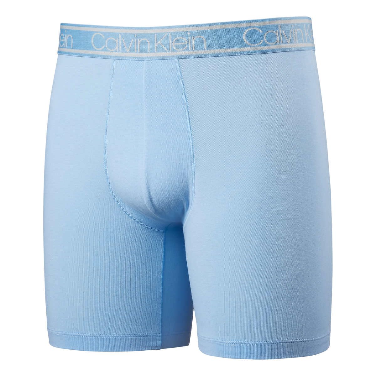 Calvin Klein Men`s Microfiber Boxer Briefs Pack of 3 (US, Alpha, Large, Regular, Regular, NAVY/BLUE/LIGHT BLUE)