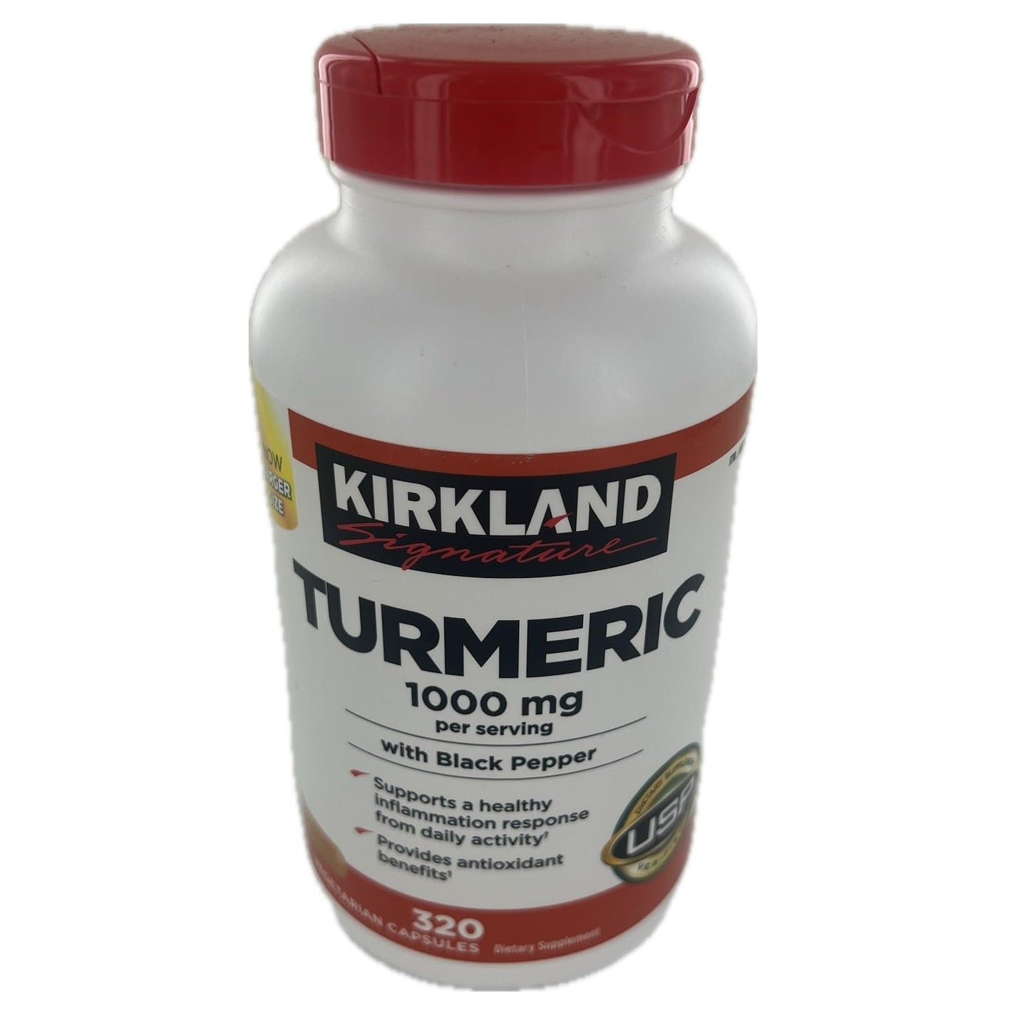 Kirkland Signature Turmeric with Black Pepper, 1000mg (320 Count)