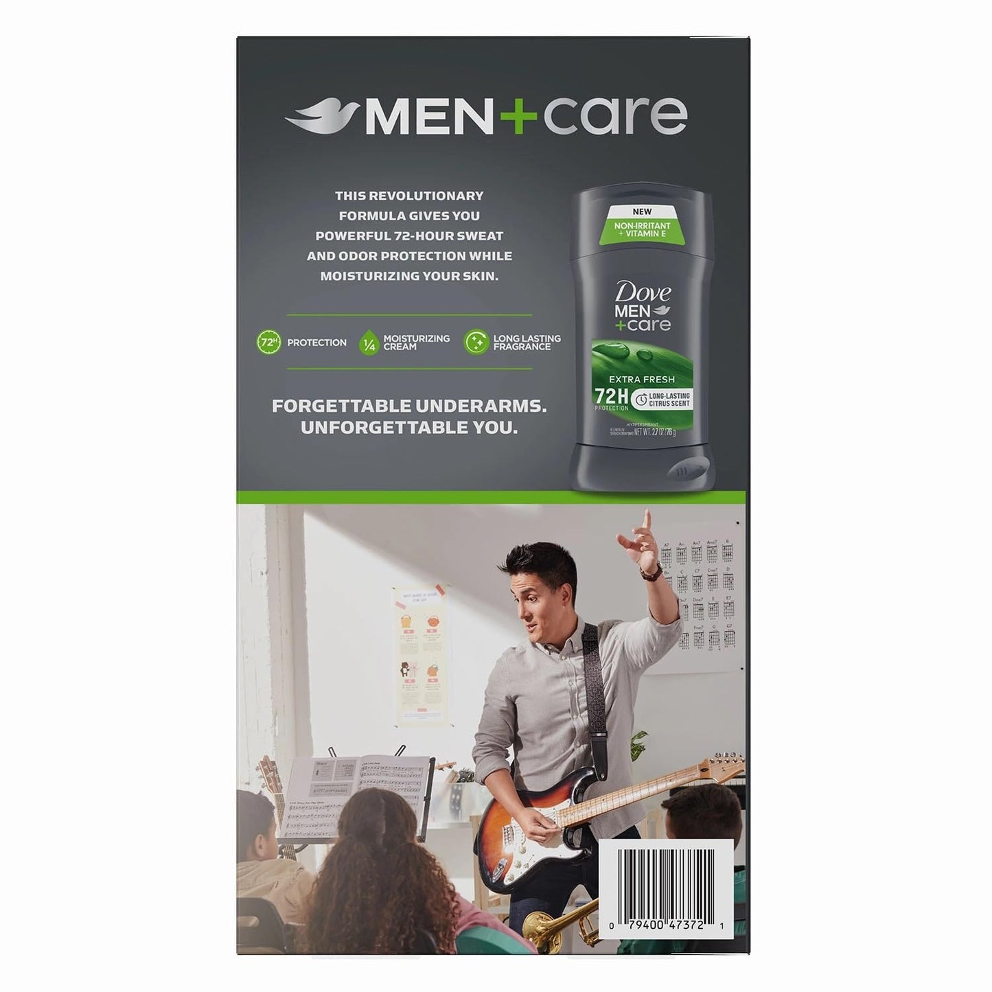 Dove Men+Care Antiperspirant Deodorant, Extra Fresh, 2.7 Ounce (Pack of 4)