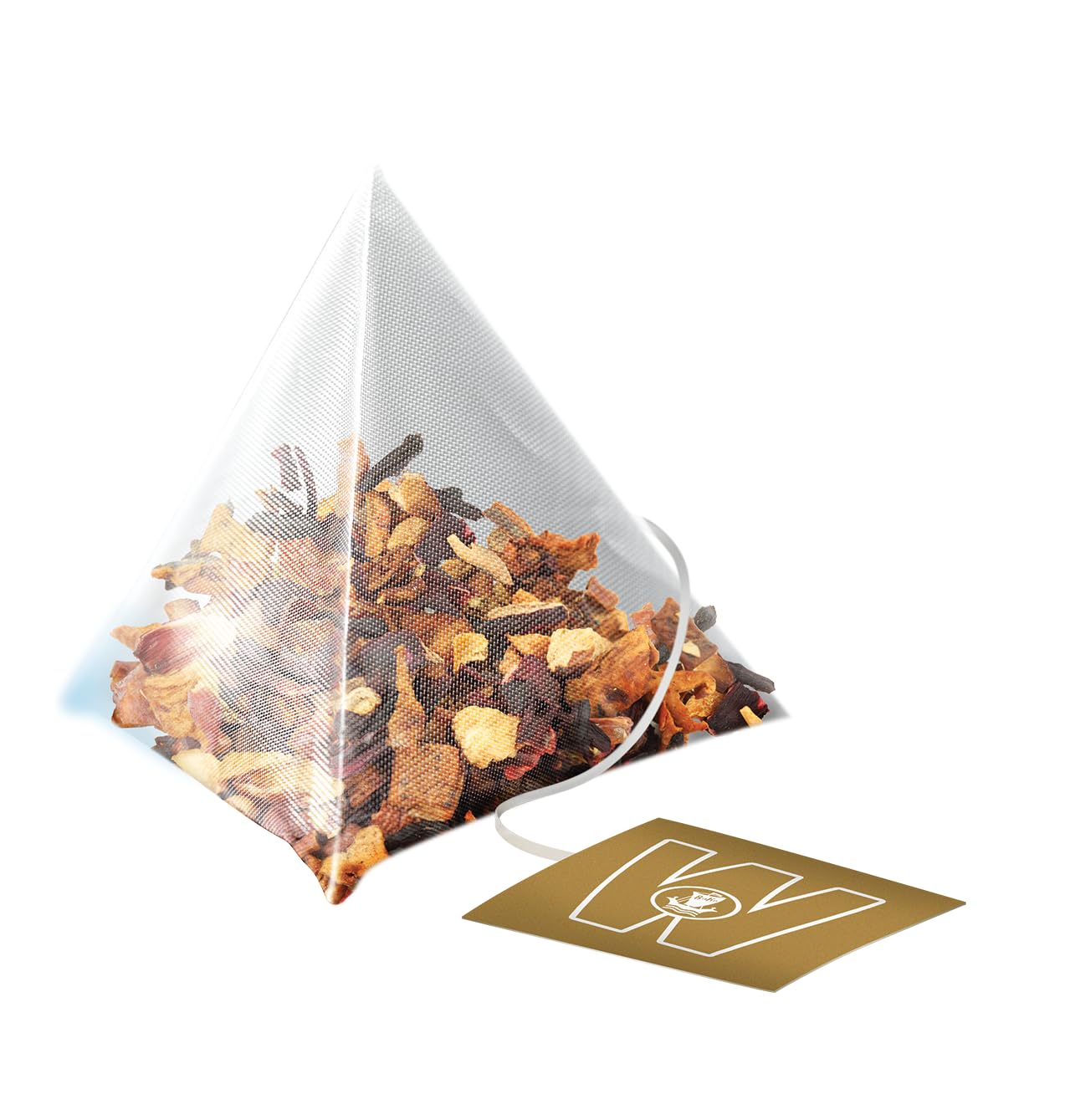 Wissotzky Tea Ginger Turmeric Spiced Chai - Pack of 50 Tea Bags