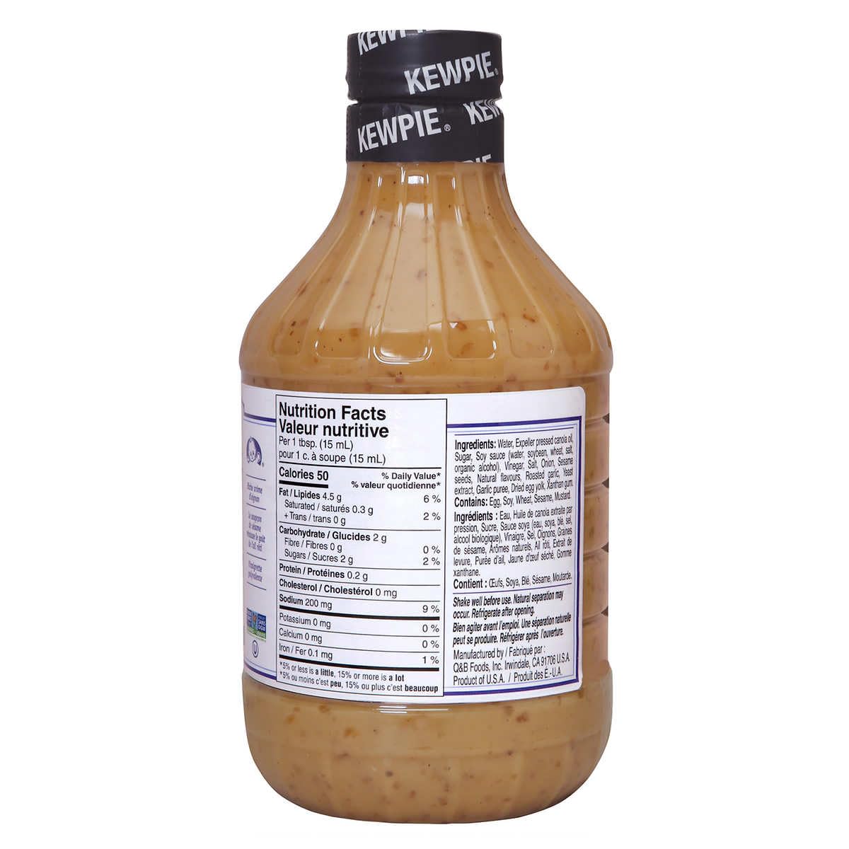 Kewpie Roasted Garlic Onion Dressing & Marinade - Great for Saut�s, Marinades, Salad Dressing or Glaze for Seafood, 30 fl oz (pack of 2) and foldable measure cup