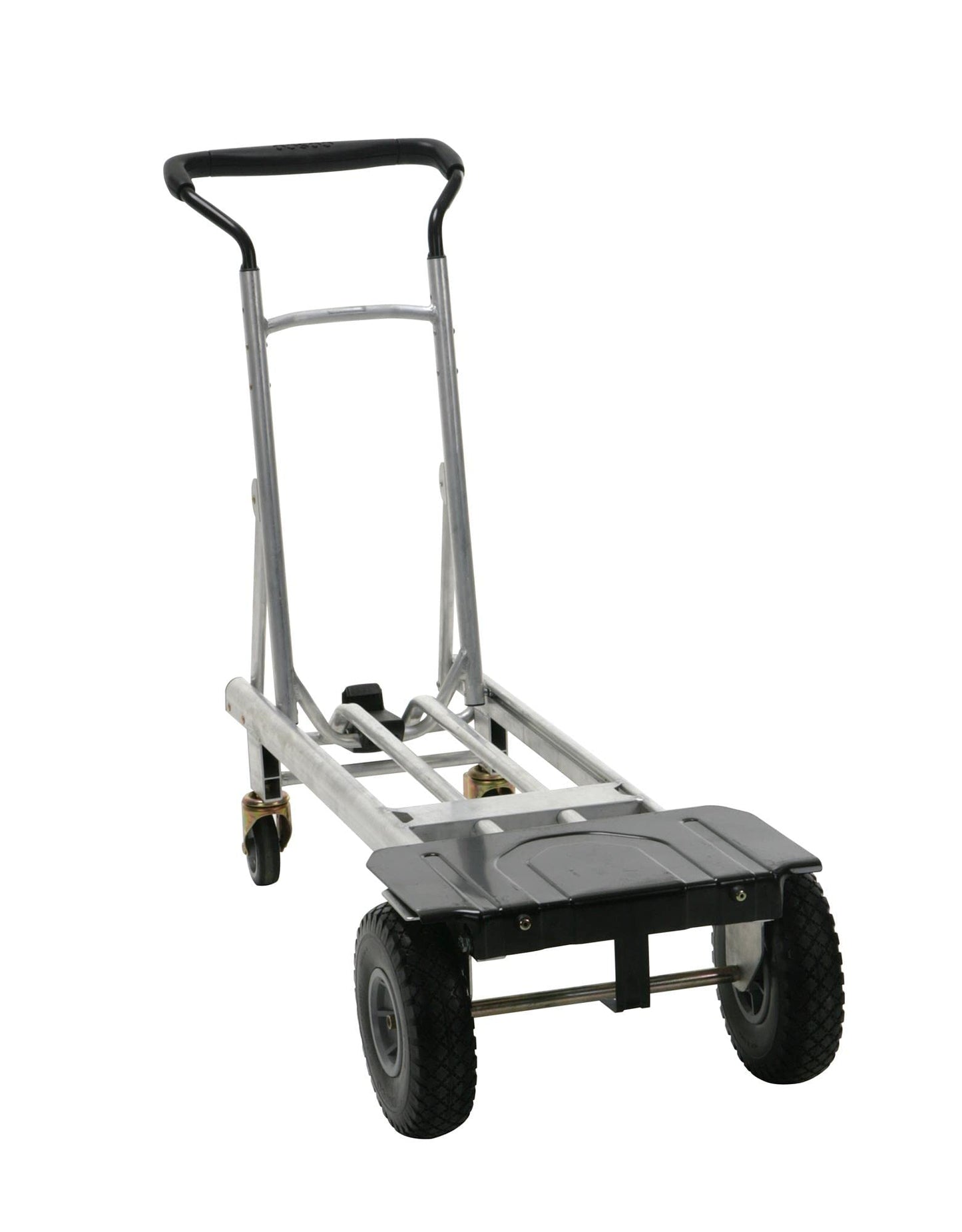 Cosco 12243ASB1E 3-in-1 Folding Series Hand Truck Platform Cart with Flat-Free Wheels, 800 lb/1000 lb Capacity, Black