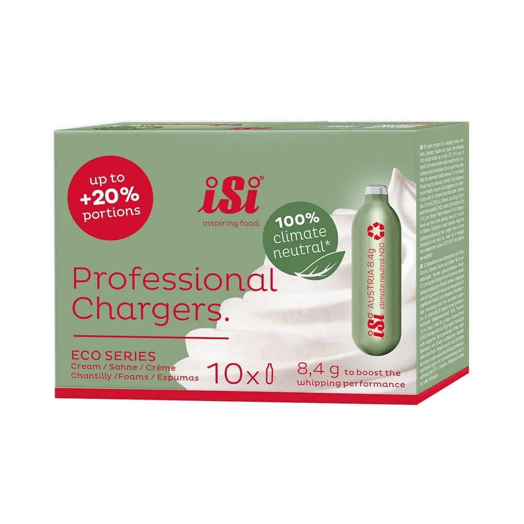 iSi North America Whipped Cream Chargers, 10-Pack