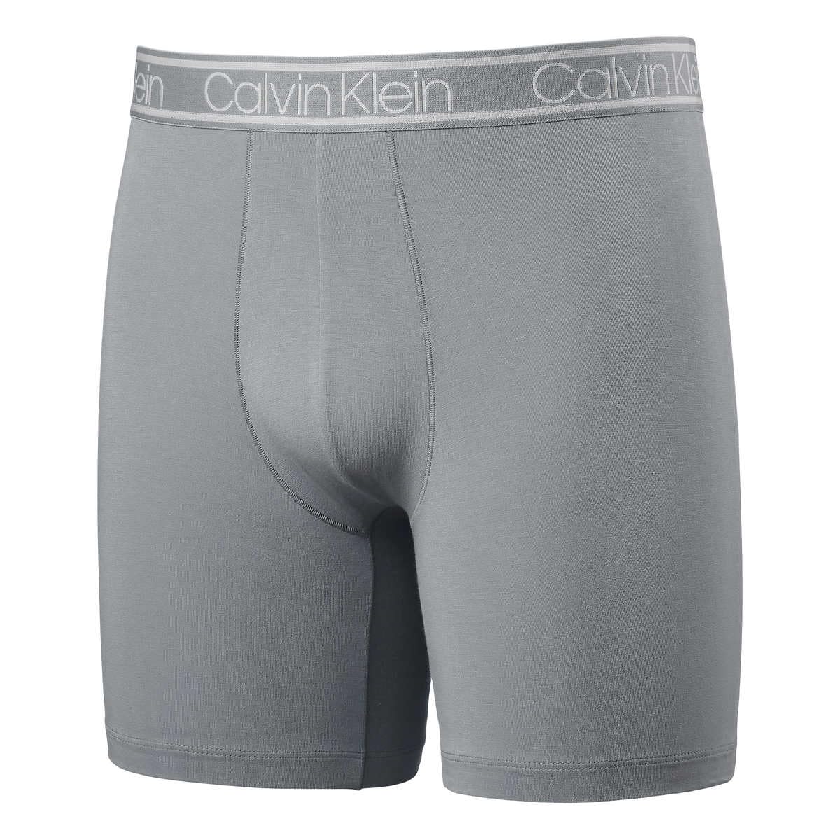 Calvin Klein Men`s Microfiber Boxer Briefs Pack of 3 (US, Alpha, X-Large, Regular, Regular, BLACK/BLACK/GRAY)
