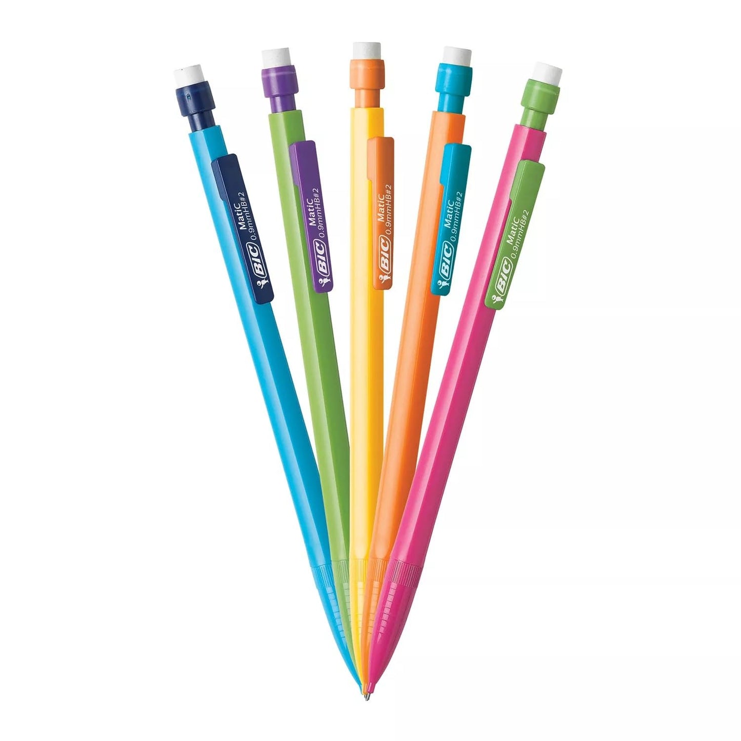BIC Xtra-Strong Mechanical Pencil, 0.9mm, Assorted Colors, 24 Count