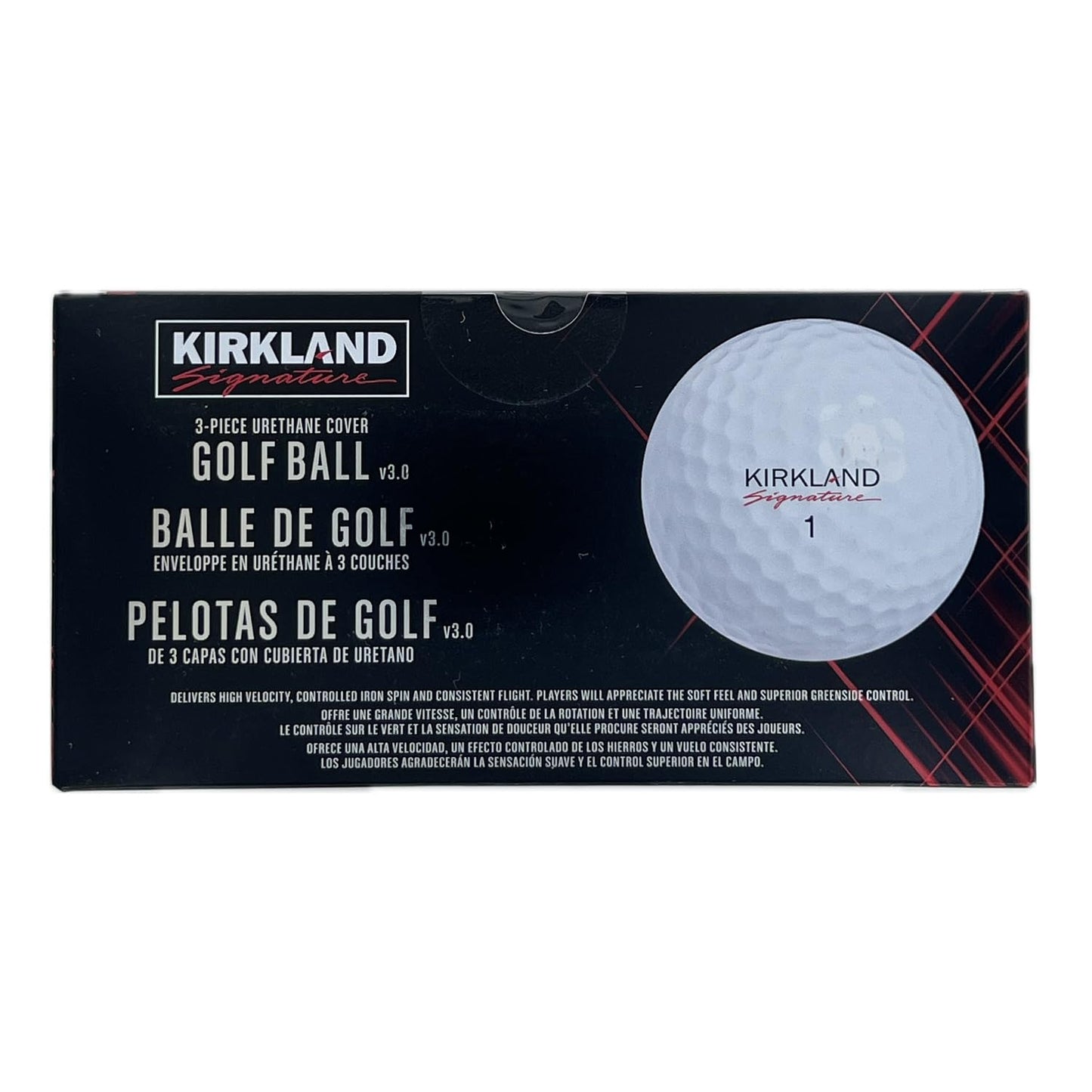 KIRKLAND Signature 3-Piece Urethan Cover Golf Ball, 24 Balls