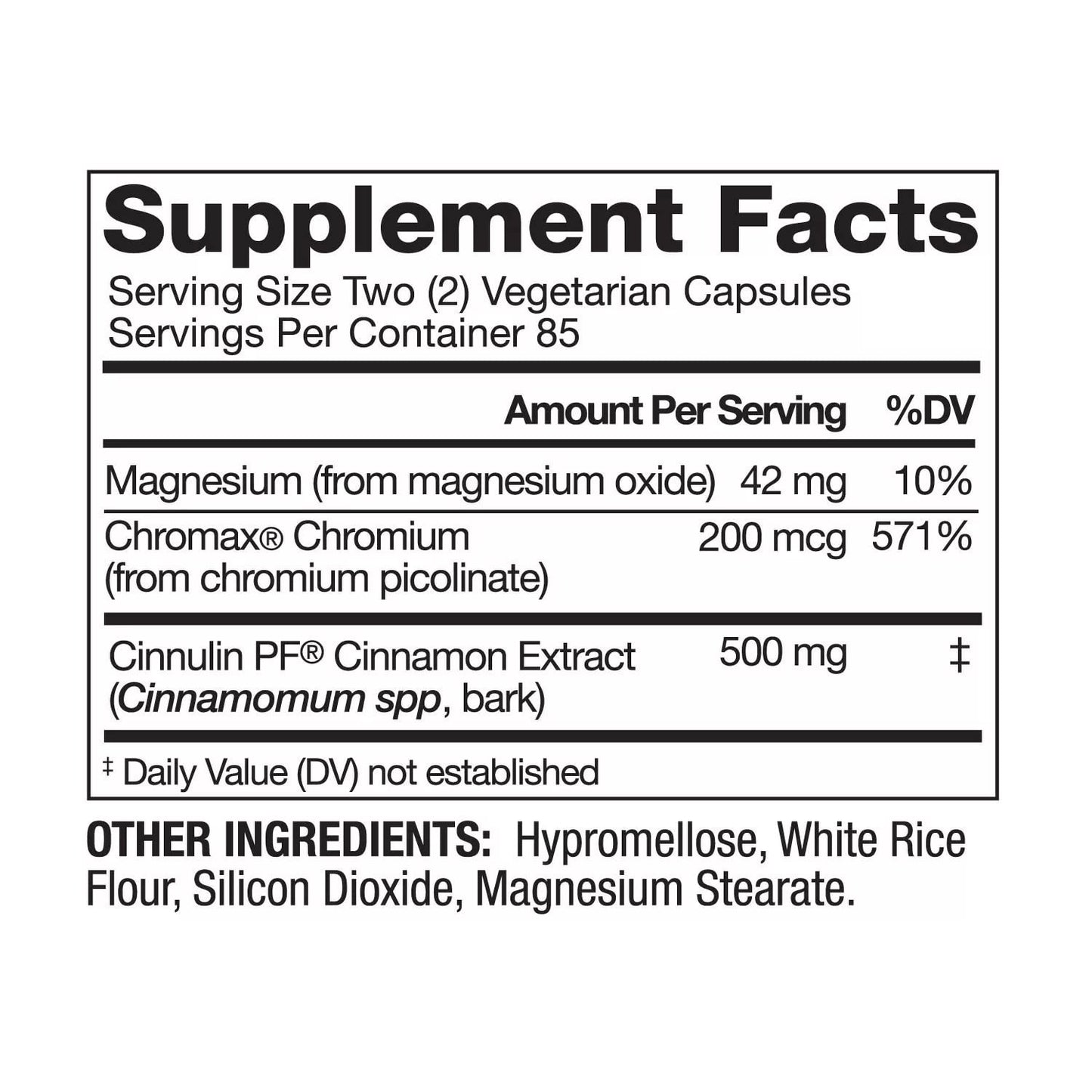 Members Mark Clinical Strength Cinnamon Dietary Supplement, 500mg (170 Count)