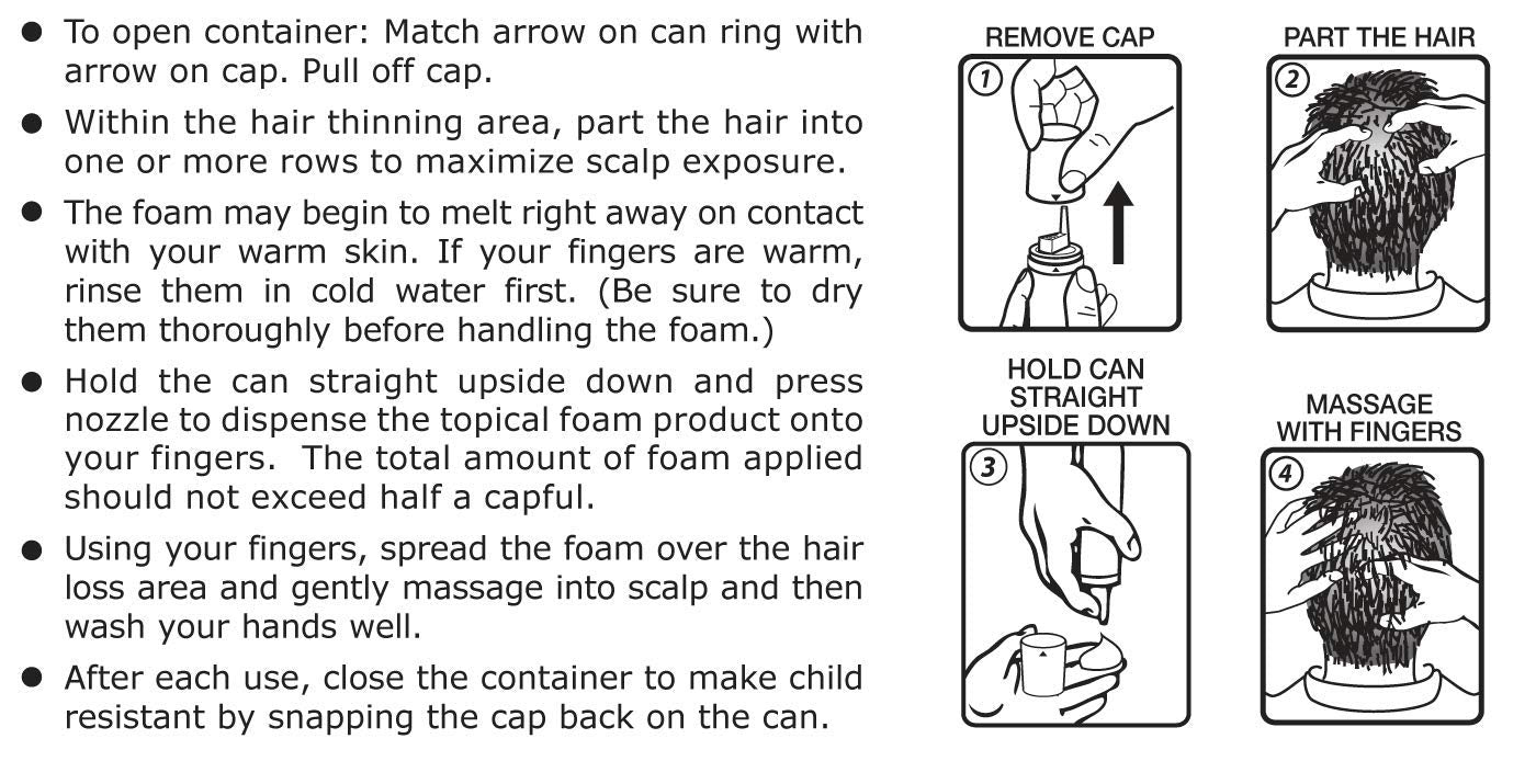 Kirkland Signature Hair Regrowth Minoxidil for Men, 2.11oz (6 Ct) (Pack of 10)