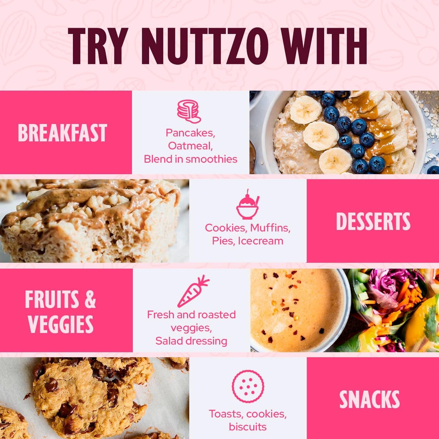 NuttZo Organic Power Fuel Crunchy 7 Nuts & Seeds Butter, Paleo Friendly | Peanut & Gluten Free, Vegan, and Kosher, No Added Sugar or Oil | 26 oz Jar, 3-Pack