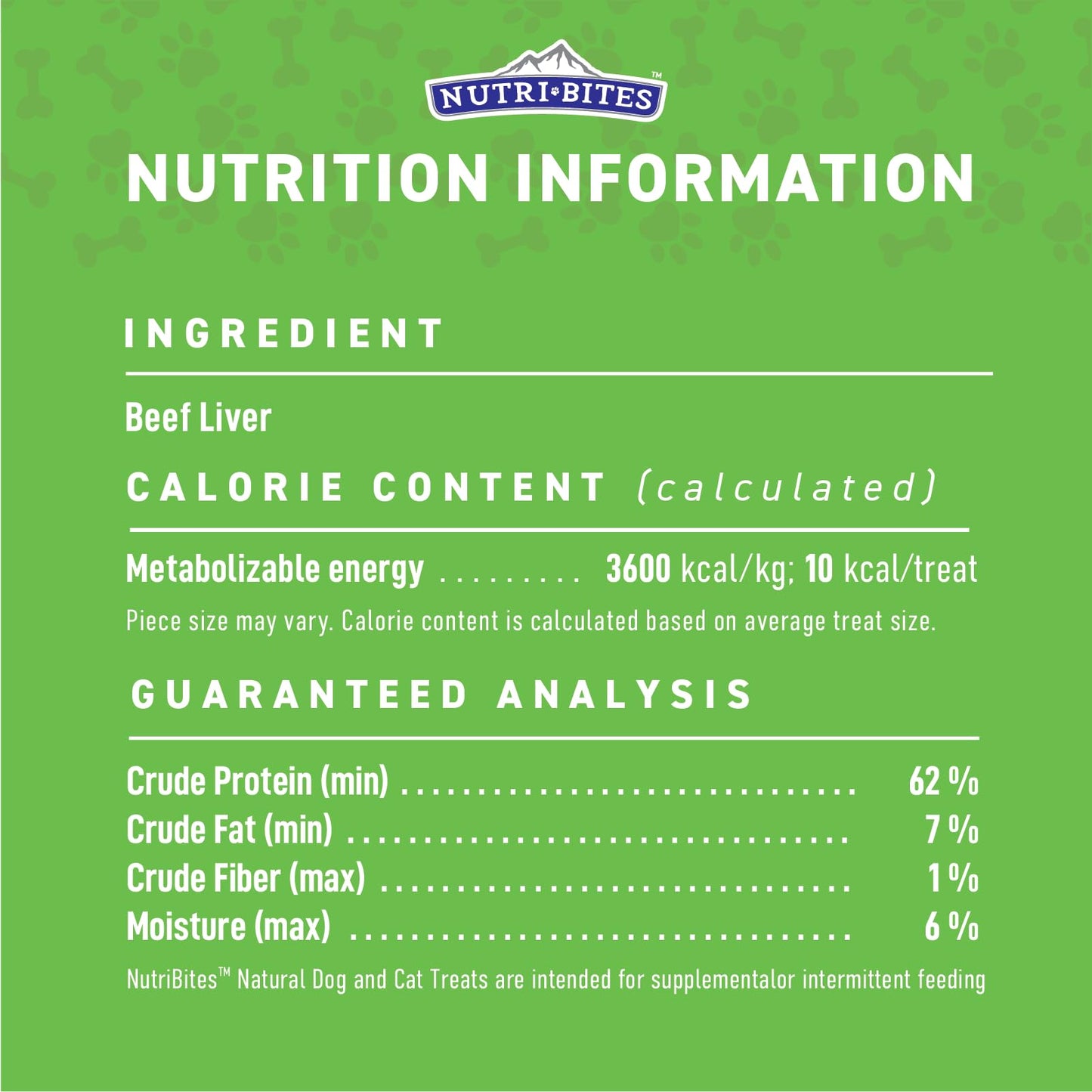 Nutri Bites Liver Treats for Dogs & Cats, High-Protein Freeze Dried Beef Liver Snacks, Single Ingredient, No Additives, Perfect for Training, Sensitive Diets, Value Bulk Pack 17.6 oz