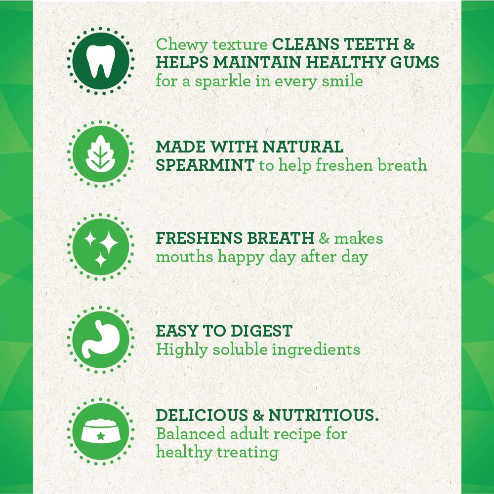 Greenies Original Large Natural Dental Care Dog Treats, 27 oz. Pack (17 Treats)