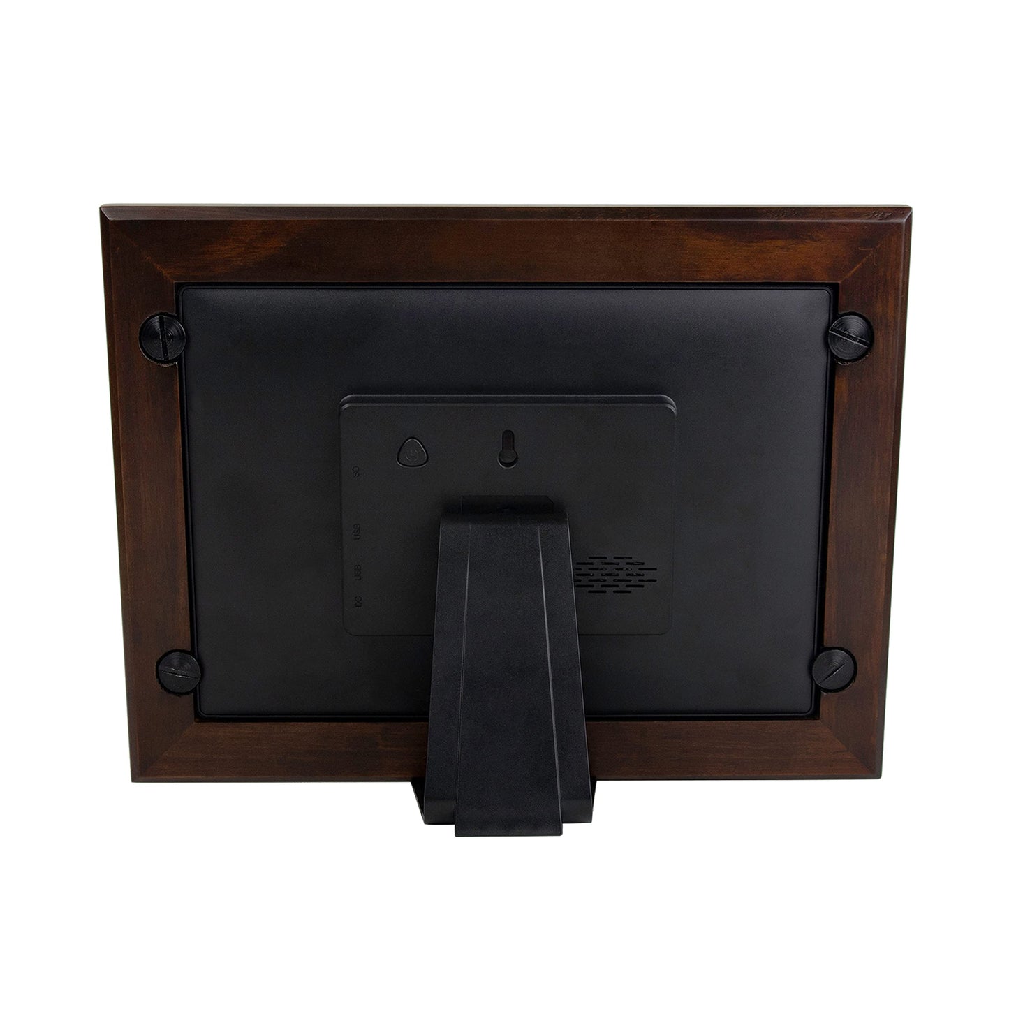 Disney Classic Mickey Mouse Photoshare 10� WiFi Digital Photo Frame | Send Photo or Video from Phone to Digital Picture Frame with Free PhotoShare Frame v2 app | End-to-End Encryption | Espresso Wood