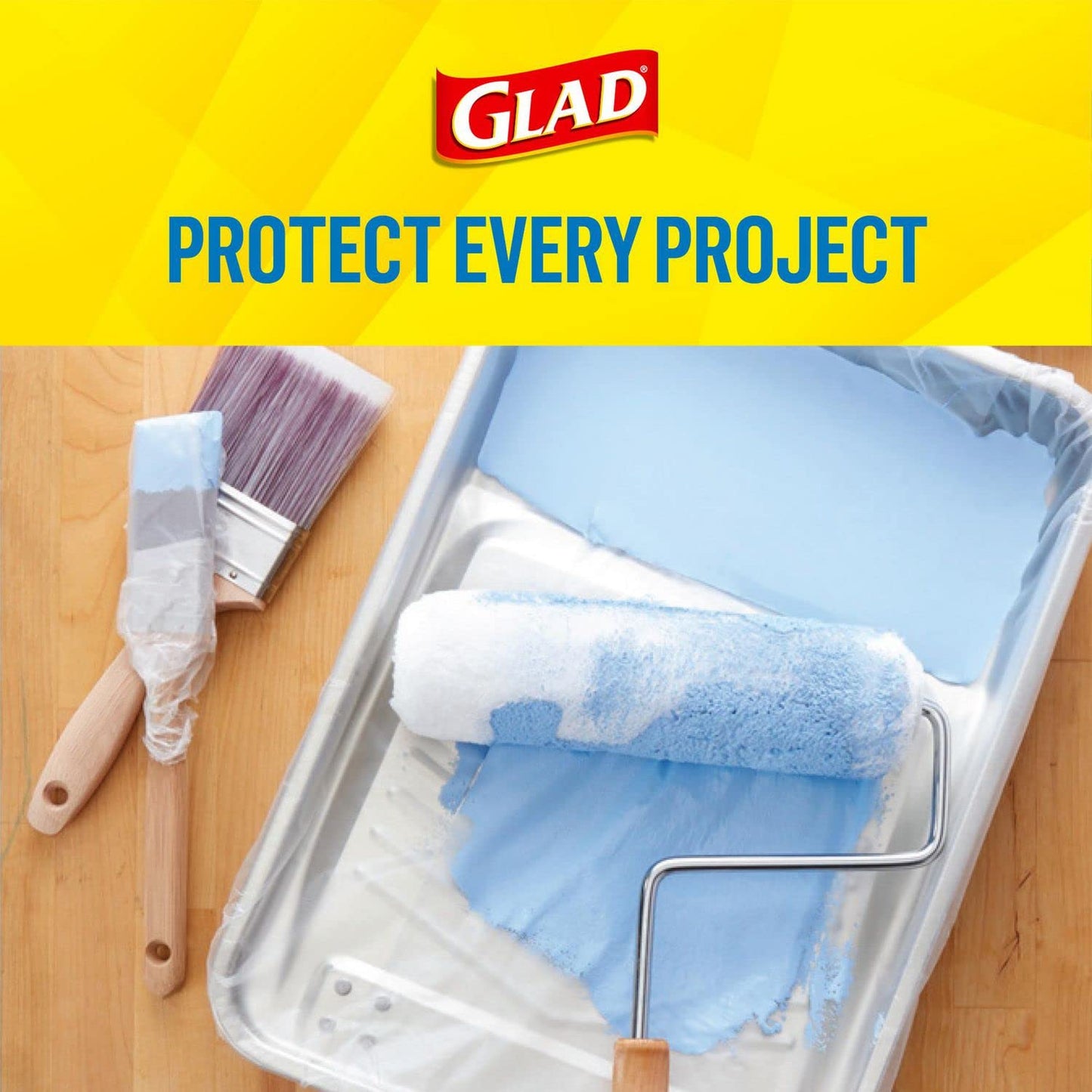 Glad Press'N Seal Multi Purpose Sealing Wrap - Leakproof, Airthight & Multisurface - 2 x 140Sq. Ft
