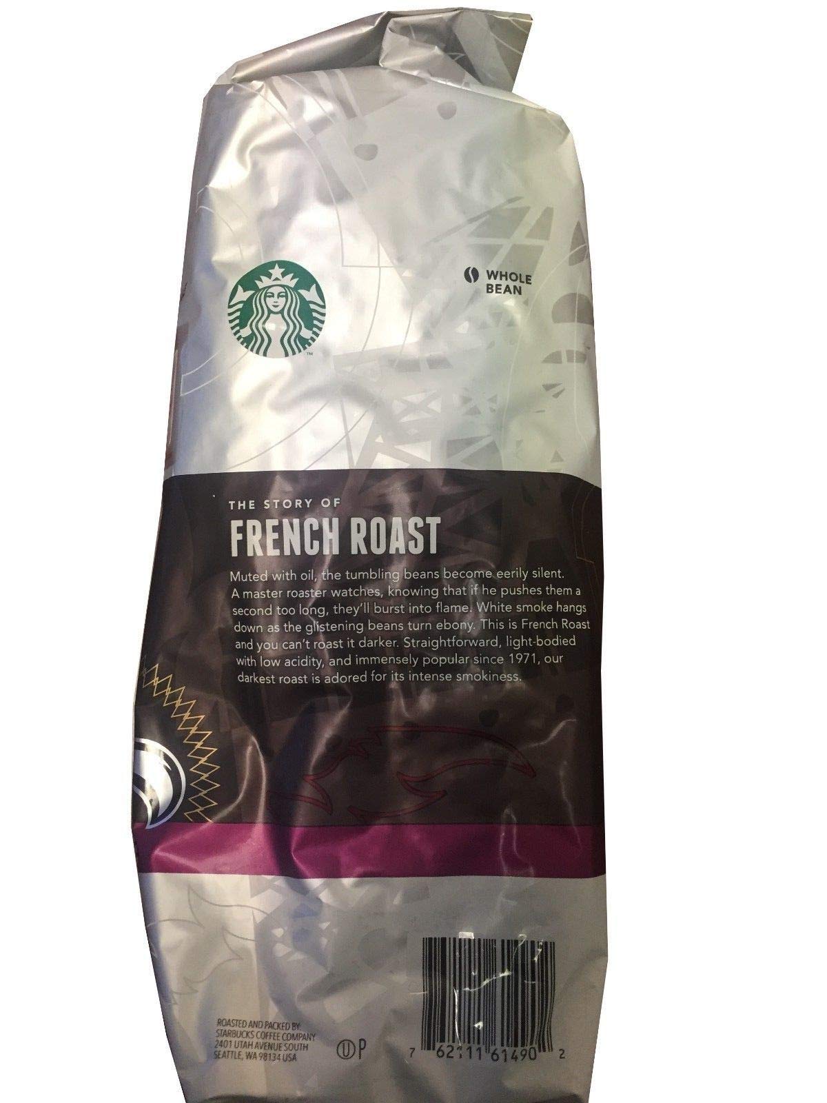 Starbucks Roasted Coffee Bean (French) - Pack of 3 (40 Oz. X 3)