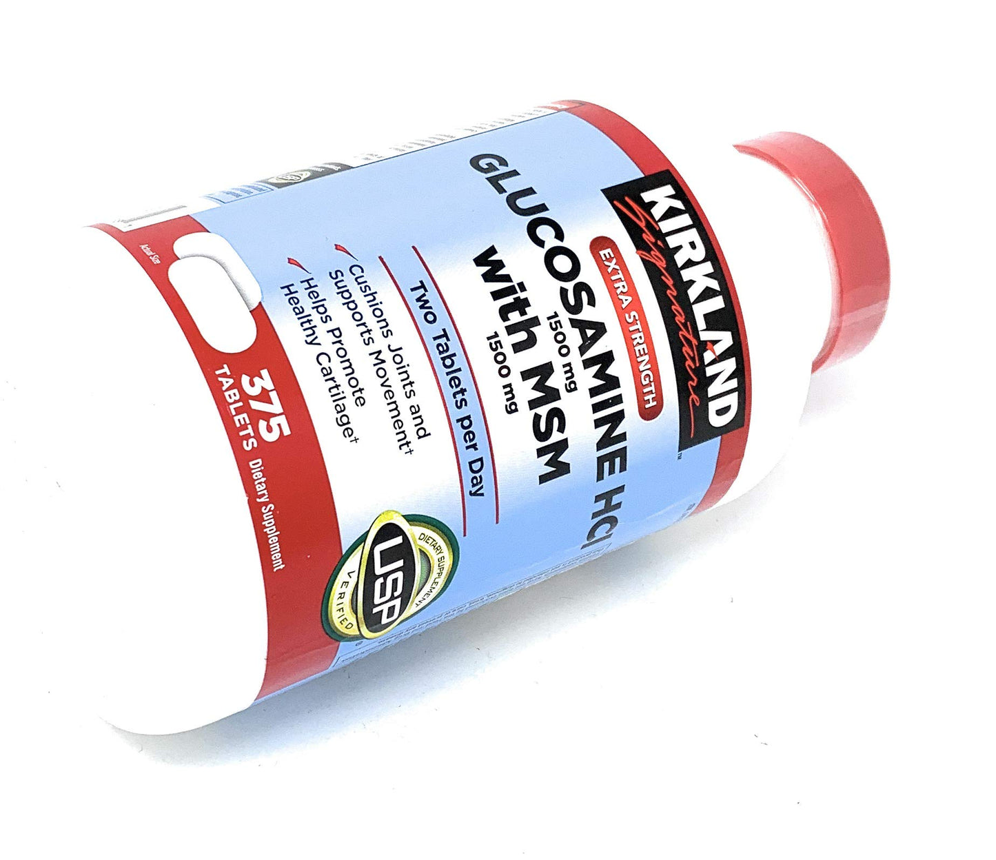 Kirkland Signature Glucosamine with MSM, 375 Tablets (3 Pack)