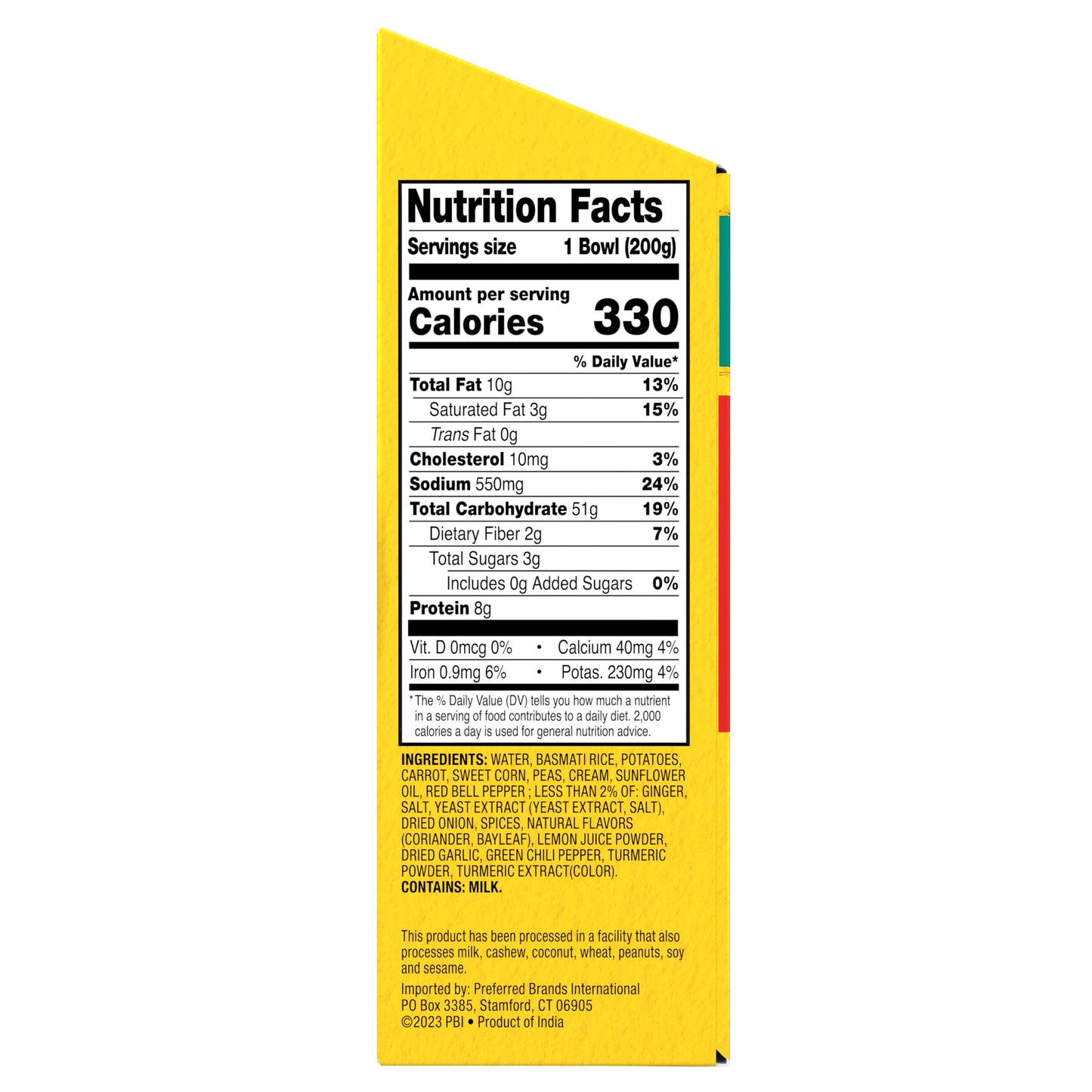 Tasty Bite Vegetable Biryani Rice Bowl, Ready to Eat, Microwaveable, Gluten Free, 7 Ounce (Pack of 6)