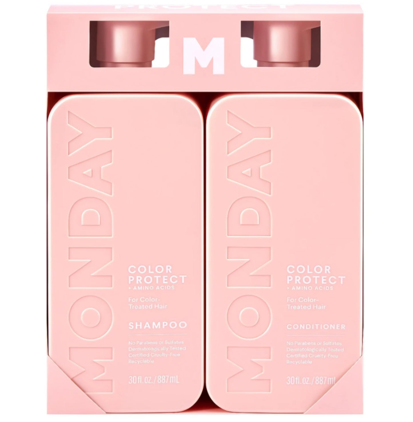 MONDAY HAIRCARE | Color Protect Shampoo&Color Protect Conditioner | +AMINO ACIDS | For Color-Treated Hair | Vitamin E &Jojoba Oil |No Parabens or Sulfates | 30oz&30oz | 2 Pack | (Color Protect)