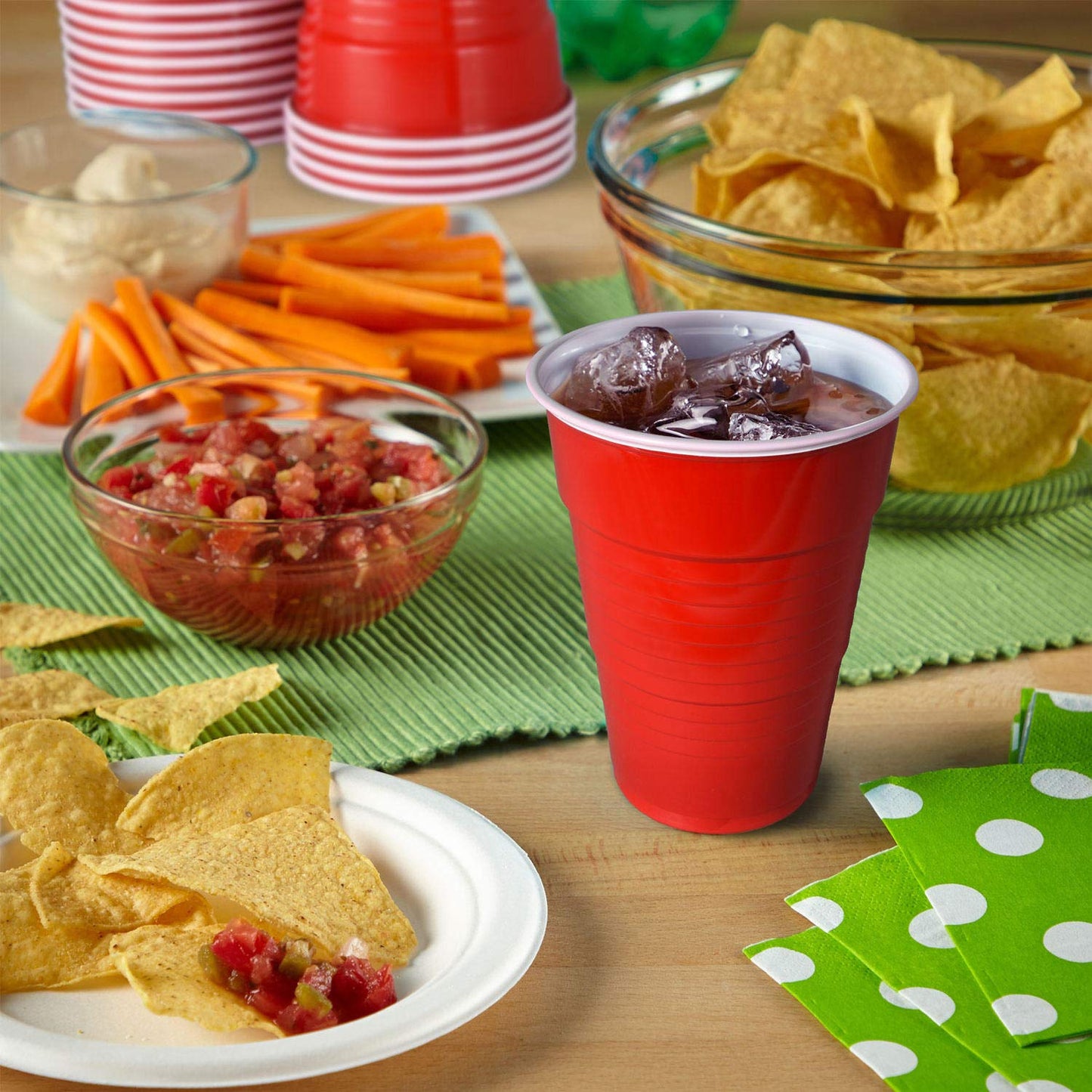 Member's Mark Heavy-Duty Red Cups (18 Ounce, 240 Count)