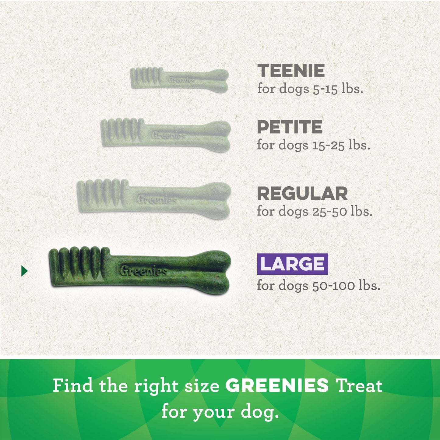 Greenies Original Large Natural Dental Care Dog Treats, 27 oz. Pack (17 Treats)