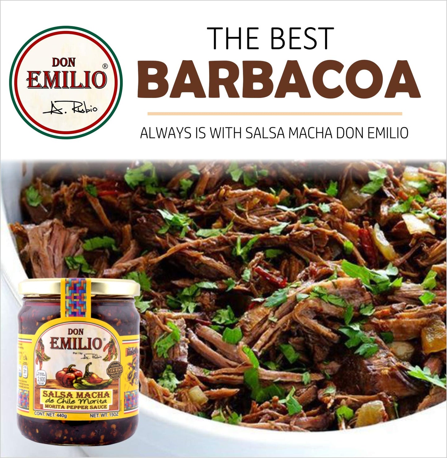 Don Emilio "Salsa Macha" Morita 15 oz by Don Emilio