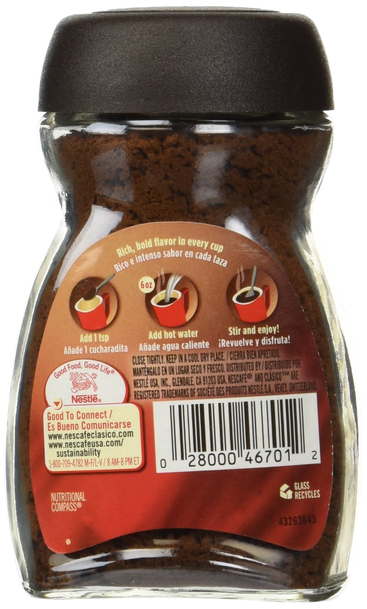 Nescafe Clasico, 1.7 Ounce Jar