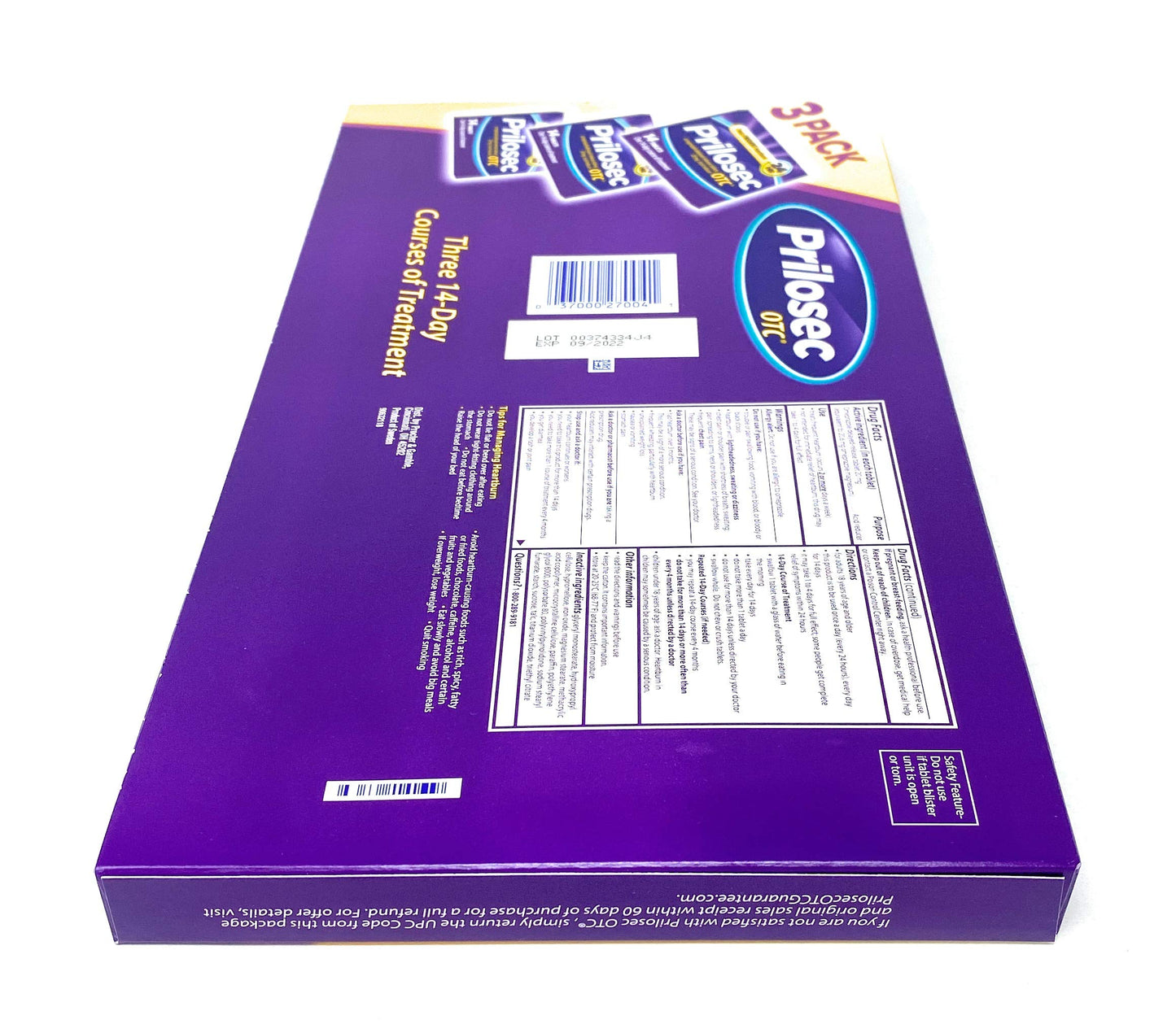 Prilosec OTC (3 Pack) 42 tabs