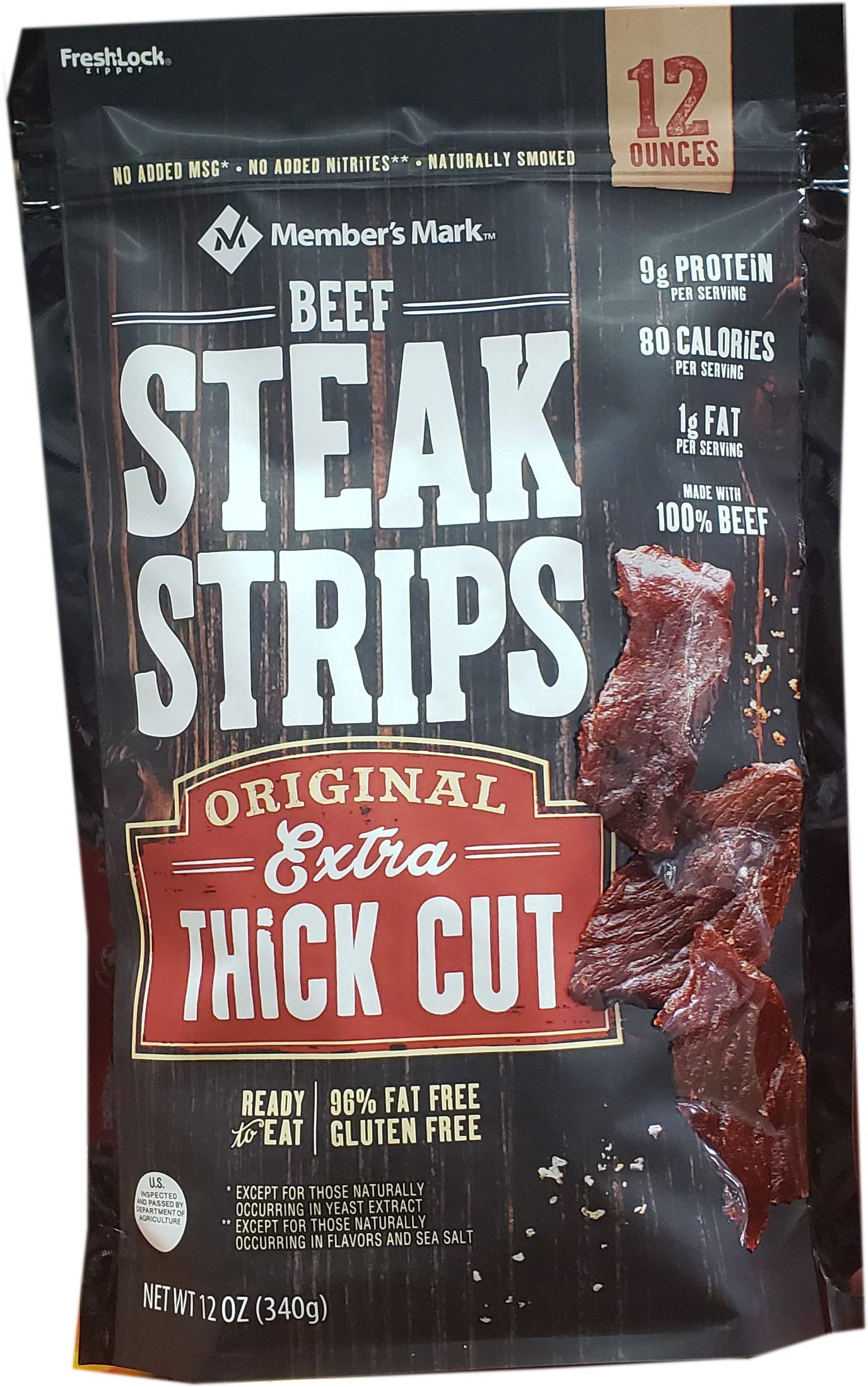 Member's Mark Steak Strips Extra Thick Cut 12 ounce