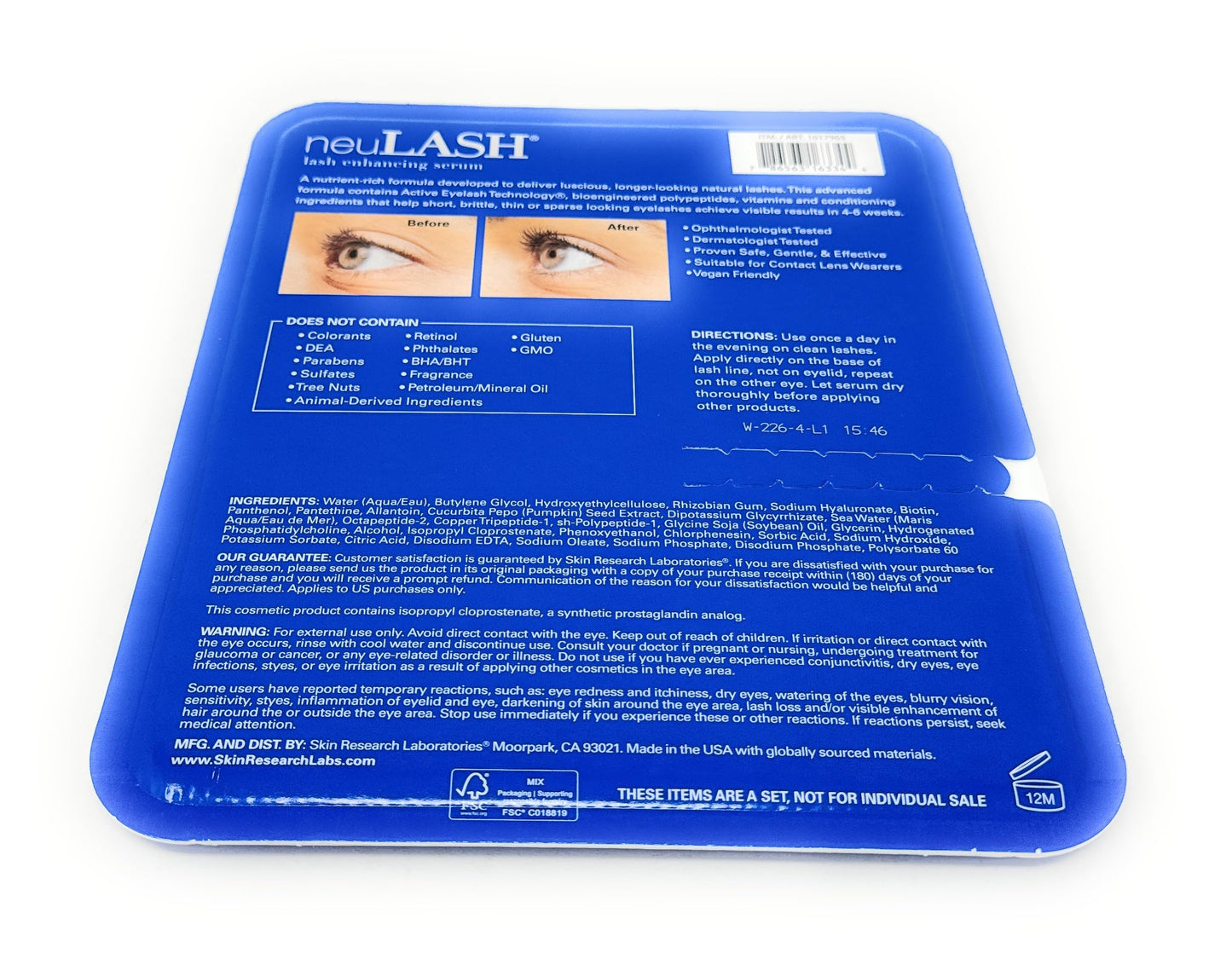 Lash enhancing serum